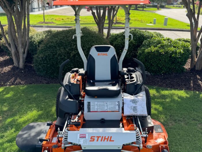 Canopy installed on STIHL RZ Zero Turn Mower